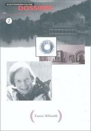 Cover of: The Art of Fannie Hillsmith: A Room with a View; A Room of One's Own: Black Mountain College Dossier n2 (Black Mountain College Dossiers)