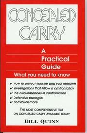 Cover of: Concealed carry: a practical guide