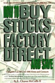 Cover of: How to buy stocks factory direct and save