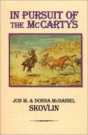Cover of: In pursuit of the McCartys