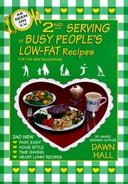 Cover of: 2nd Serving of Busy People's Low-Fat Recipes for the New Millennium