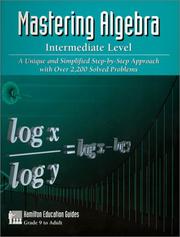 Cover of: Mastering Algebra by Said Hamilton