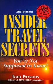 Cover of: Insider Travel Secrets