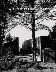 Cover of: William Turnbull, Jr.: buildings in the landscape