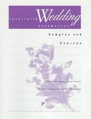 Cover of: Interfaith Wedding Ceremonies: Samples and Sources