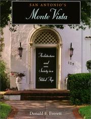 Cover of: San Antonio's Monte Vista by Donald E. Everett