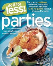 Cover of: Do It for Less! Parties: Tricks of the Trade from Professional Caterers' Kitchens