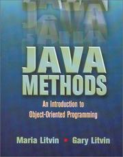 Cover of: Java methods: an introduction to object-oriented programming