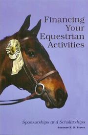 Financing your equestrian activities by Suzanne K. B. Fraser