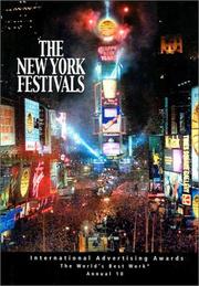 Cover of: The New York Festivals: The World's Best Work : International Advertising & Design Awards/the International Midas Awards (The Best in Financial Services ... g (New York Festivals Annual of Advertising)