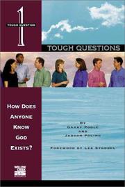 Cover of: How Does Anyone Know God Exists? (Tough Questions) by Garry Poole, Judson Poling