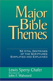Cover of: Major Bible Themes | John F. Walvoord