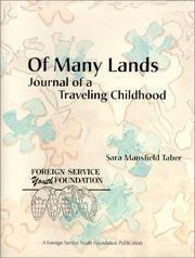 Cover of: Of Many Lands: Journal of a Traveling Childhood