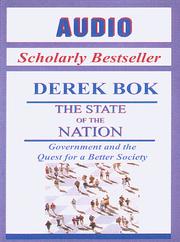 Cover of: The State of the Nation: Government and the Quest for a Better Society