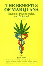 Cover of: The Benefits of Marijuana  by Joan Bello, Joan Bello