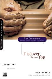 Cover of: Colossians by Bill Hybels, Kevin G. Harney, Sherry Harney