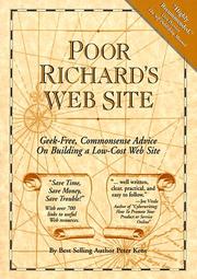 Cover of: Poor Richard's web site: geek-free, commonsense advice on building a low-cost web site