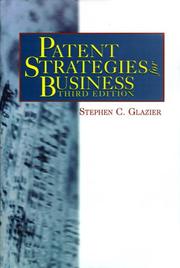 Cover of: Patent strategies for business