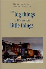 Cover of: The big things in life are the little things