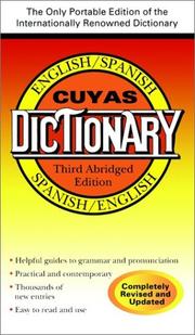 Cover of: Diccionario español/inglés - inglés/español: Cuyas