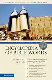 Cover of: New international encyclopedia of Bible words by Richards, Larry