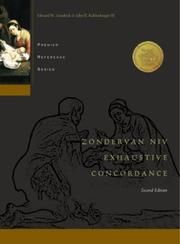 Cover of: Zondervan NIV exhaustive concordance by Edward W. Goodrick