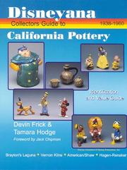 Cover of: Disneyana collectors guide to California pottery