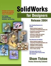 Cover of: SolidWorks for Designers Release 2004