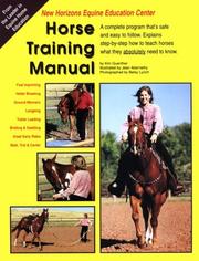 Cover of: Horse Training Manual