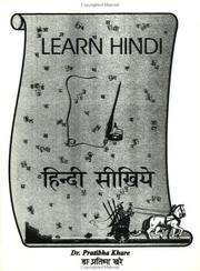 Learn Hindi = by Pratibha Khare