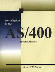 Cover of: Introduction to the AS/400