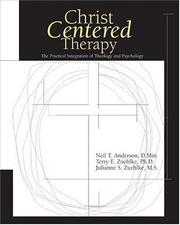 Cover of: Christ-Centered Therapy