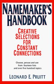Cover of: Namemaker's handbook: creative selections for constant connections