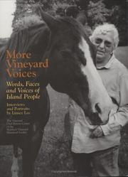 Cover of: More Vineyard Voices: Words, Faces and Voices of Island People