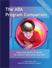 Cover of: The ABA Program Companion by J. Tyler Fovel