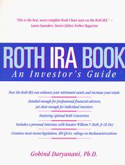 Roth IRA book by Gobind Daryanani, Gobind, Ph.D. Daryanani, William V. Roth Jr., Murray Alter