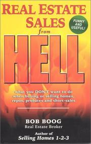 Cover of: Real Estate Sales from Hell | Bob Boog