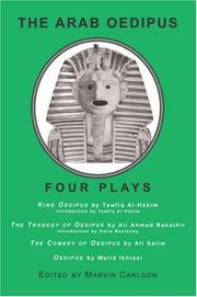 Cover of: The Arab Oedipus: Four Plays From Egypt and Syria