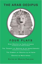 Cover of: The Arab Oedipus: four plays from Egypt and Syria
