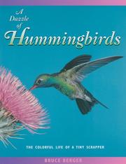 Cover of: A dazzle of hummingbirds by Bruce Berger