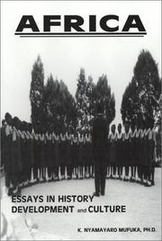 Cover of: Africa: essays in history, development, and culture