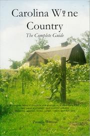 Cover of: Carolina wine country: the complete guide