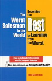 The Worst Salesman in the World by Joel Saltzman