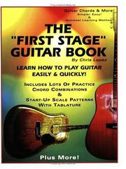 The "first stage" guitar book by Chris Lopez