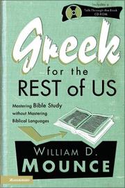 Cover of: Greek for the rest of us by William D. Mounce