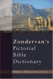 Cover of: Zondervan's Pictorial Bible Dictionary by J. D. Douglas, Merrill C. Tenney