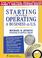 Cover of: Starting and operating a business in the U.S.