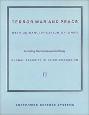 Cover of: Terror War and Peace: with De-Sanctification of Jihad