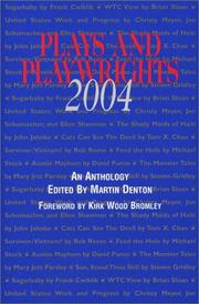 Cover of: Plays and Playwrights 2004 (Plays and Playwrights)