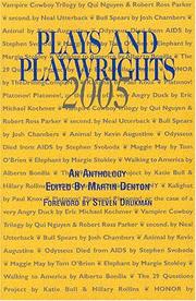 Cover of: Plays and Playwrights 2005 (Plays and Playwrights)